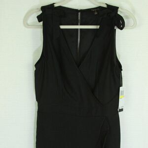 City Studio Elegant Romper Outfit One-Piece Black Ruffles Bow